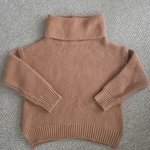 Vici Cowl Neck Sweater in Rich Tan